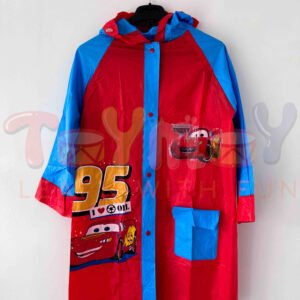 MCQueen Children PVC Raincoat (Red)