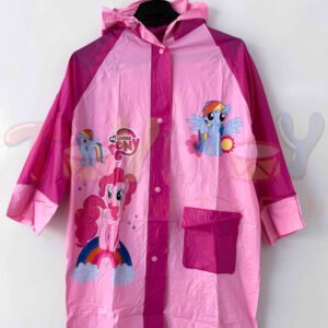 Little Pony Children PVC Raincoat (Pink Magenta)